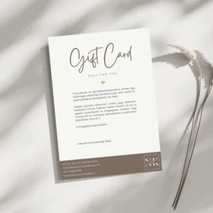 Head Spa Ajándékutalvány bármilyen alkalomra